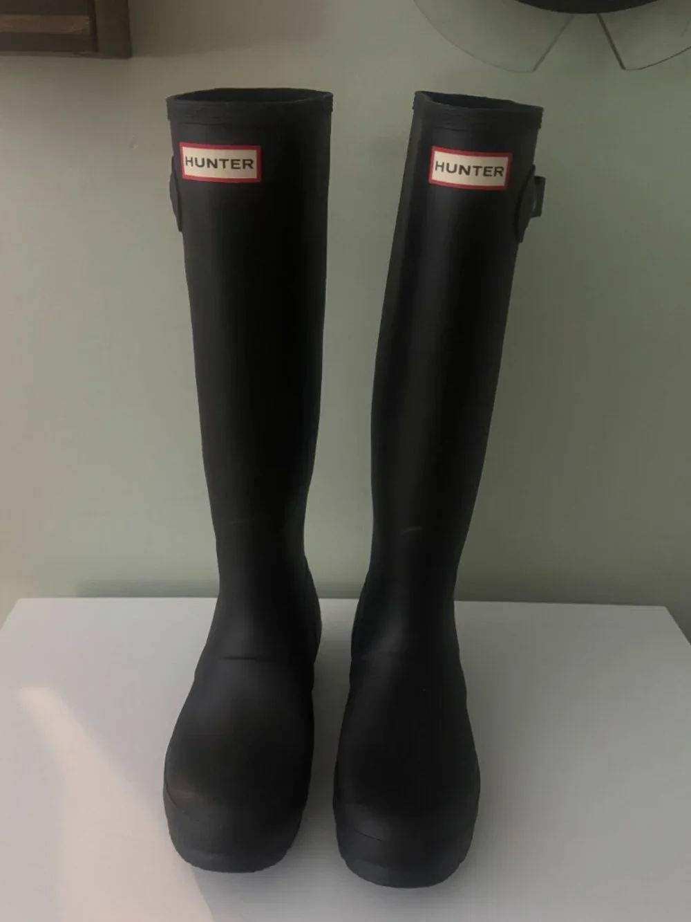 Womens Black Hunter Original Tall Boots